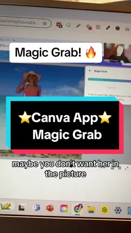 Ever wish you could move an object in a photo? Well now you can with the Canva Magic Grab app! 😀 With just one click, watch as I separate an object from a photo, great for when you want to add text or just use the background picture. Every week inside Redirect I host a Live coaching call where we explore new apps and ways to use Canva to create digital products. Visit my 🔗 to sign up for the next free webinar to learn about ReDirect!  #canva #canvatips #canvadesign #canvatutorial #canvahacks #canvacreator #magicgrab #magicstudio #redirect