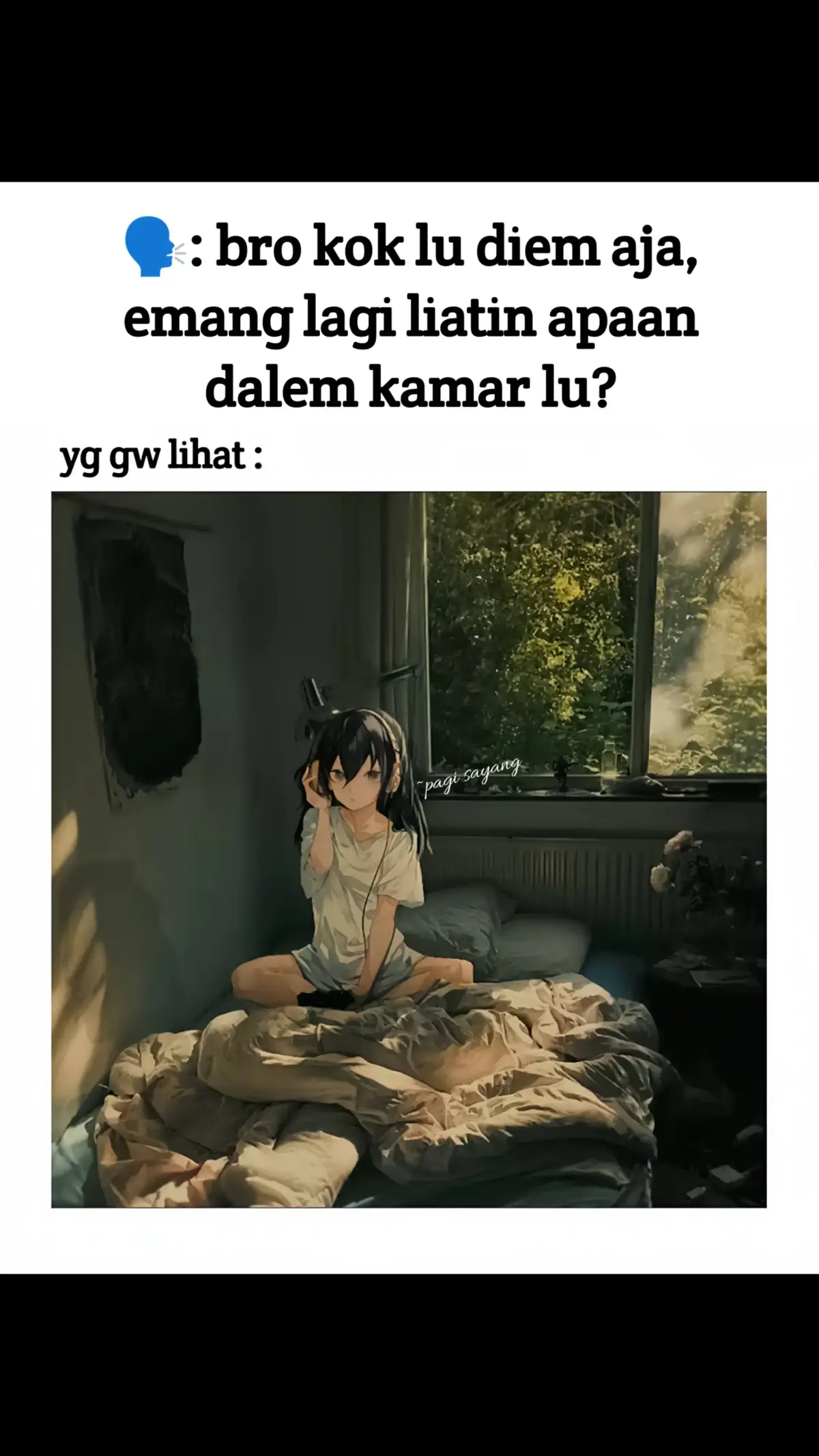 namun semua hanyalah sebuah khayalan ku saja😌 btw gfx ini dari akun tiktok @akito_kazuhara 