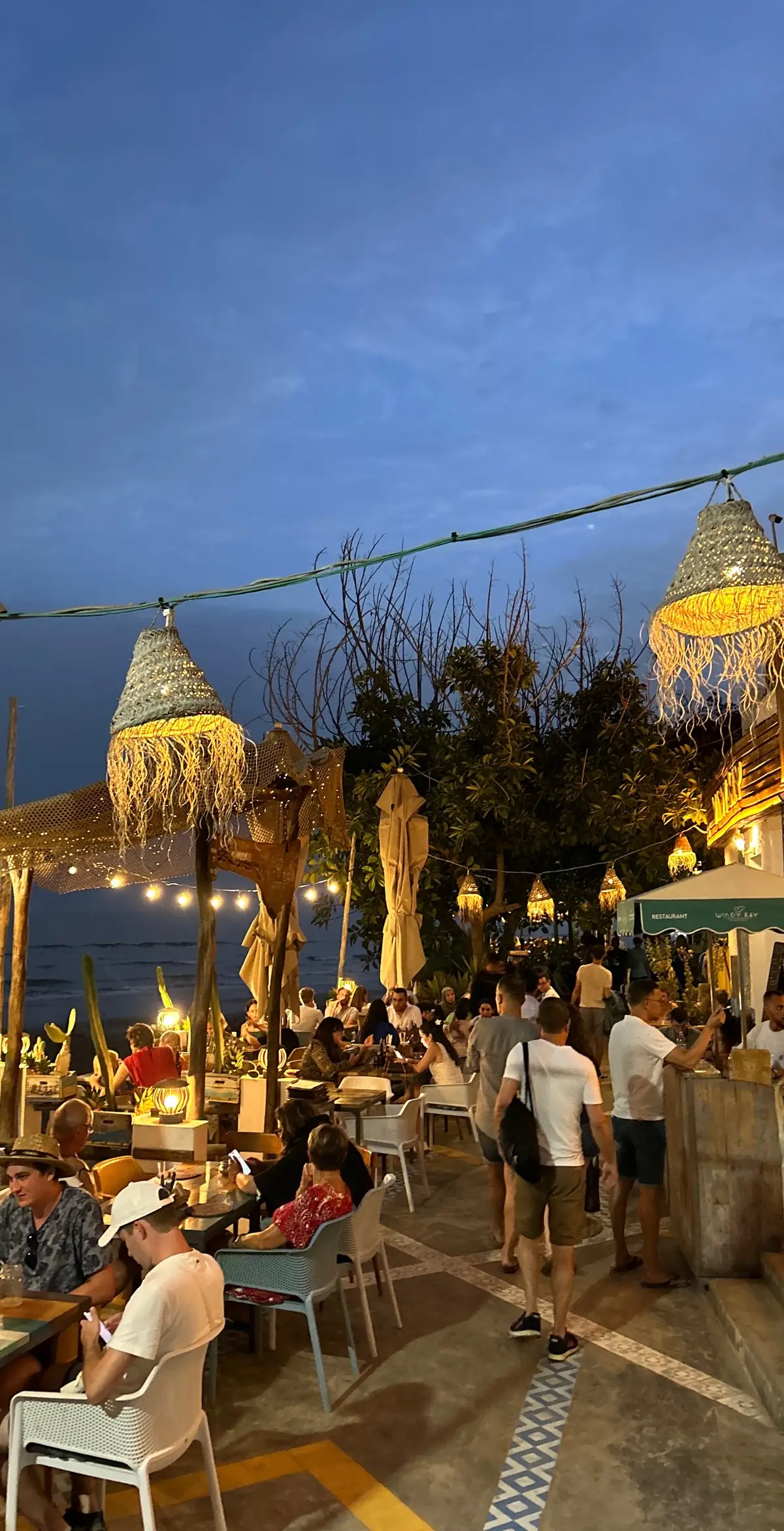 Serene Taghazout at night, where the ocean whispers under a starlit sky #taghazout #summervibes #Agadir