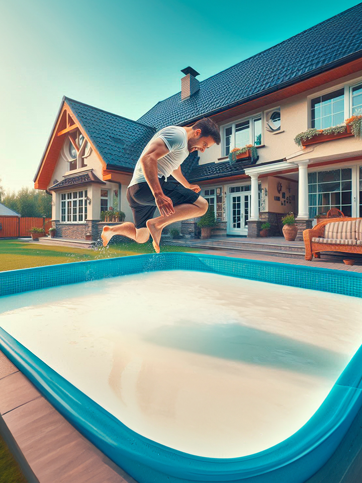 Non newtonian liquid pool