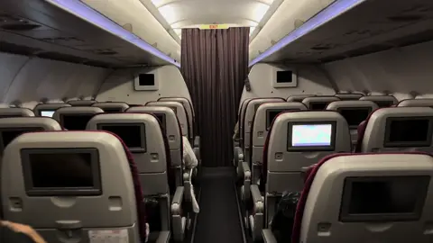 Cabin walk inside Qr A320 during the flight #qatarairways #airbus #a320 #cabin #walk #planespotting #viral #aviation #avgeek #foryou #fyp #fyp #fyp #fyp 