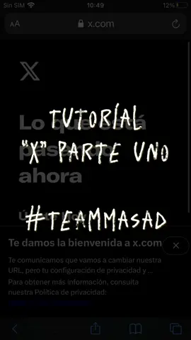 Dia 1 tutorial cómo usar  “X” (Antes Twitter) #teammasad 