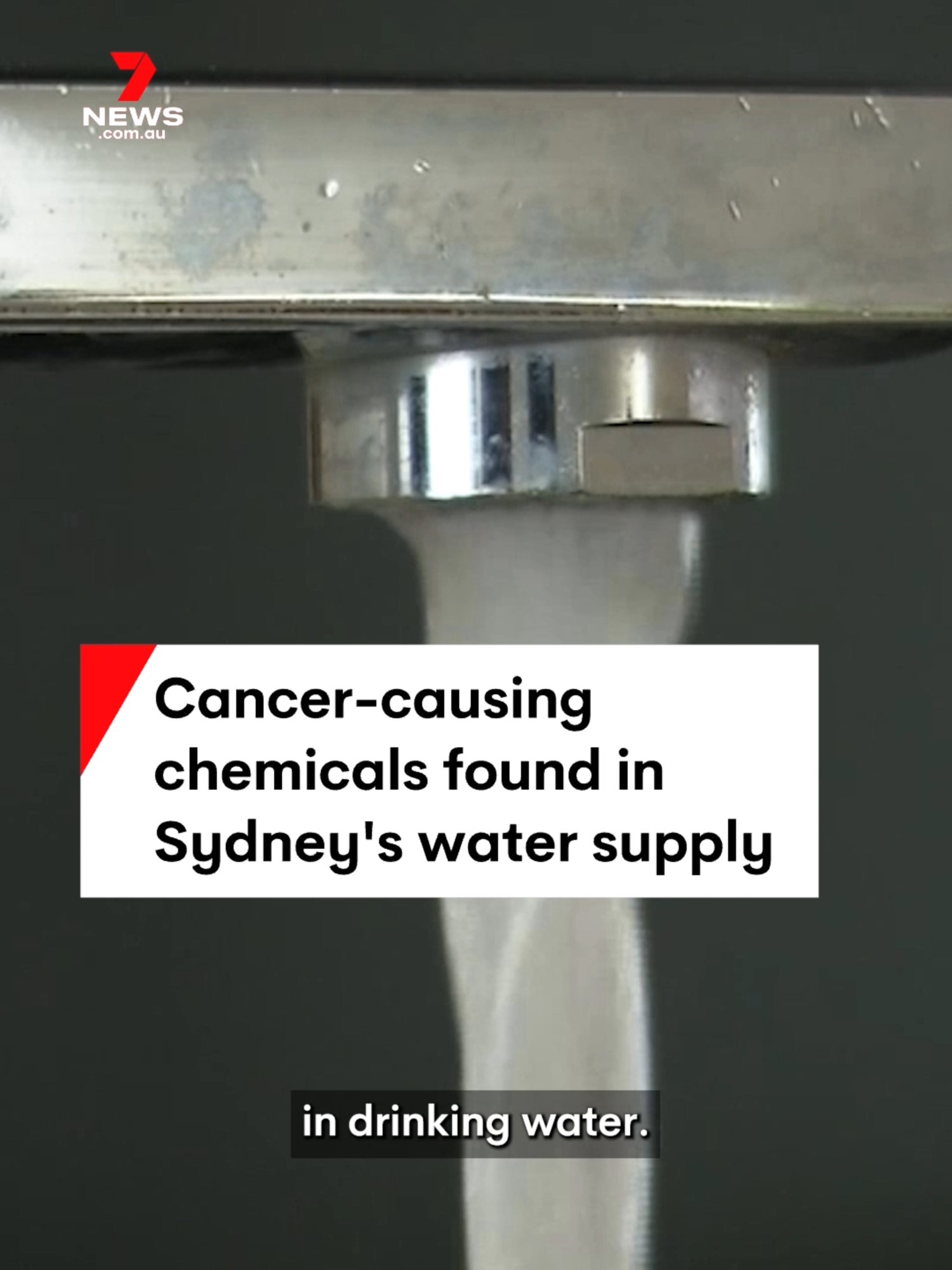 Concerns are growing over the safety of Australia's drinking water after cancer-linked chemicals were found in Sydney's supply. @tappermail #pfas #chemicals #drinkingwater #tapwater #sydneywater #sydney #7NEWS