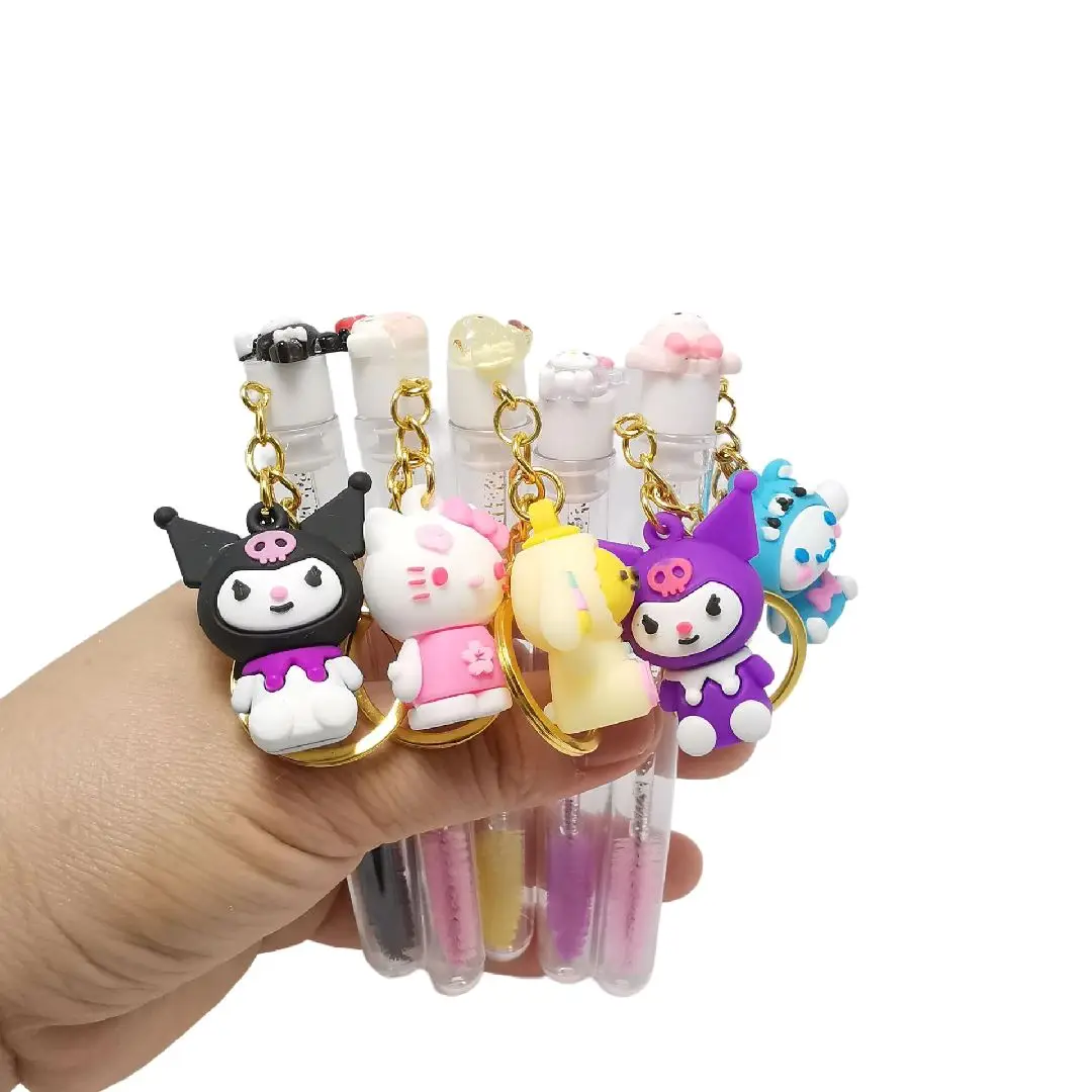 New Style Eyelash Brush Tube With Sanrio Character#fyy #fypage #fypシ゚viral #lashtech #lashbrush #brush #sanrio #kuromi #hellokitty 