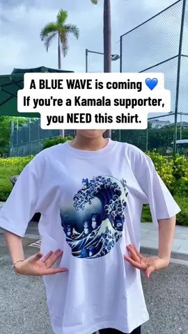 Love it 💙💙 #bluewave #bluewave2024 #catbluewave #childlesscatlady #harriswalz #harriswalz2024 #TimWalz #walz2024 #kamalaharris #kamalaharris2024 #voteblue2024 #usaelection2024 #election2024 #voteblue #trendyshirt #foryou 