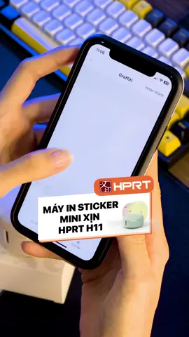 Máy in sticker mini xịn HPRT H11 #HPRT #mayin #in #sticker #H11 #xinxo #temnhan #tienloi #intemnhan