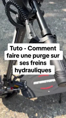 Tuto - Comment faire une purge sur ses freins hydrauliques 🛴 #trottinetteelectrique #dualtron #brakes #tuto 