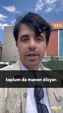 Ahlakı kaybettik ve öldük 