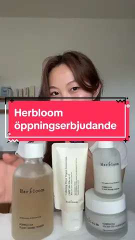 Öppningserbjudande på Herbloom Skincare Set - Toner, Serum & Cream! Endast 749 kr istället för 895 kr. Klicka på länken i beskrivnigen för att komma till hemsidan, erbjudandet finns på startaidan 💚 #offer #skincare #kombucha #beauty #kbeauty #kbeautyroutine 