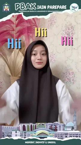 Assalaamu'alaikum wa rahmatullahi wa barakaatuh.  Perkenalkan nama saya Reva Amalia Pratama  siap mengikuti PBAK IAIN Parepare..!! • FEBI ( Fakultas Ekonomi & Bisnis Islam )  • Prodi Pariwisata Syariah Masa depan adalah milik kita yang menyiapkan hari ini😊🌈 