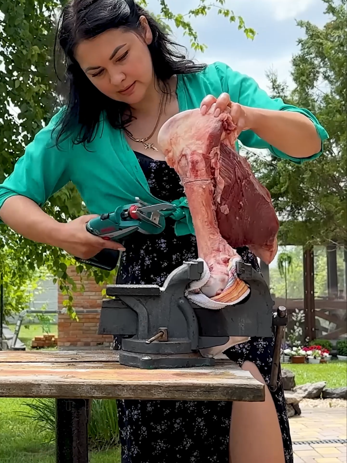 24 HOURS of Waiting for the Most Delicious Dish! Frozen Beef Bone Soup#cooking #asmr #food #garden