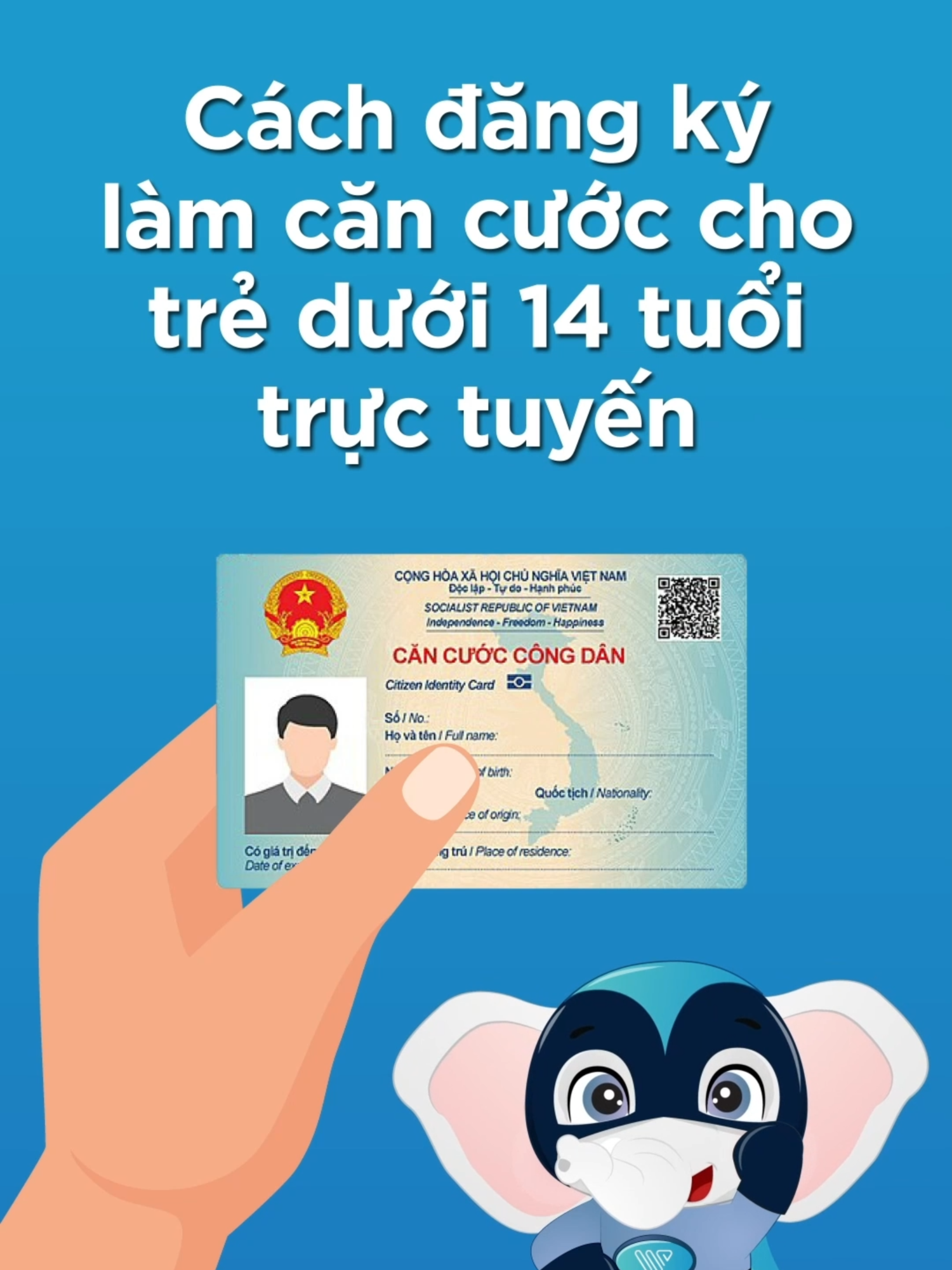 Cách đăng ký làm căn cước cho trẻ dưới 14 tuổi trực tuyến #nhanhoa #cccd #cancuoc #cccdganchip #huongdan