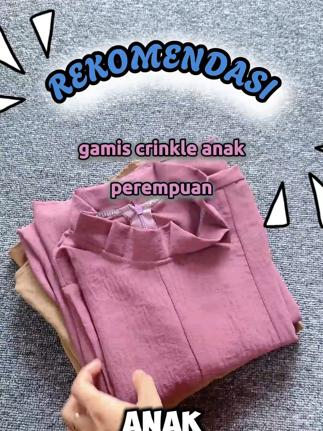 Gamis anak Maryam 1x check out dapatnya 3 pcs Lagi promo cuma 90 ribuan Untuk usia anak 3 sampai 7 tahun Bahan crinkle air flow tidak mudah kusut. #gamisanakmuslimah #gamisanakperempuan #fyp