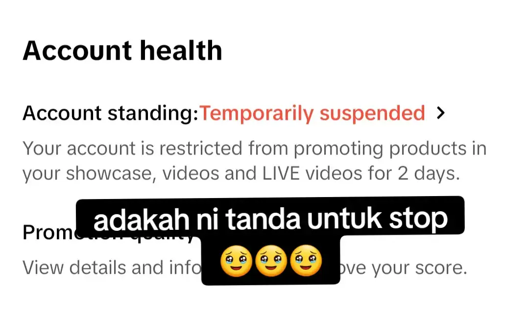 harap sgt ada yg sudi bantu untuk appeal..sbb selama ni kte appeal tak penah lulus pn 😭 ni vtt yg kene 👉@Ryna | Affiliate  #affiliate 