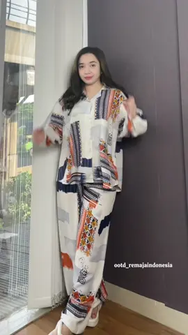 One set kemeja celana kallyoutfit✨