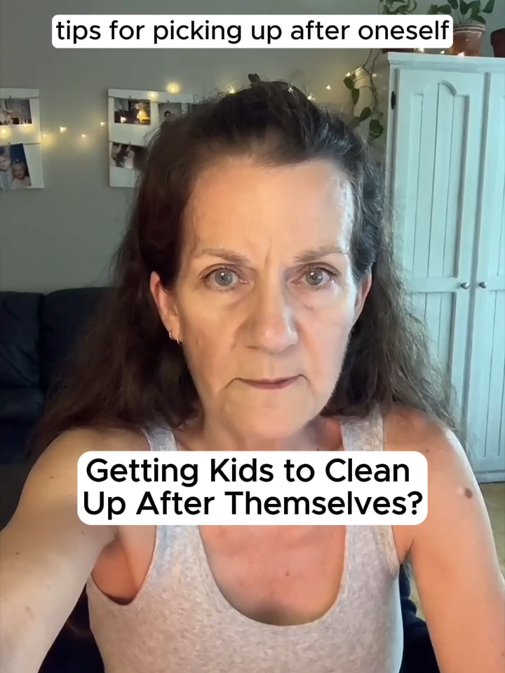 Tips for getting a pre-teen to clean up after themself? They often forget to.  I would use the BratBusters Behaviour Board, and have a consequence if they don’t.  Their rule can be something specific like your dirty clothes go in the hamper and nowhere else or dishes go in the dishwasher within five minutes of finishing a meal.  Make it timed and specific.  The world runs with consequences in place. Remember, there’s no shame in making a mistake, but be there to hold your kids (and yourself) accountable.  That’s how we learn.  Not sure where to start in your calm leadership journey? Check out my BratBusters Behaviour Board (for ages three and older) that I send to my parenting newsletter, linked in my bio. Then, if you’re interested in learning the tools I teach for parenting like a calm leader, check out the BratBusters Bootcamps, linked in my bio.  ` ` ` #KidsAndFamily #ParentingConnection #ParentingStrategies #ParentingEncouragement #ParentingConfidence #ParentingCoach #MindfulParenting #FamilyWellness