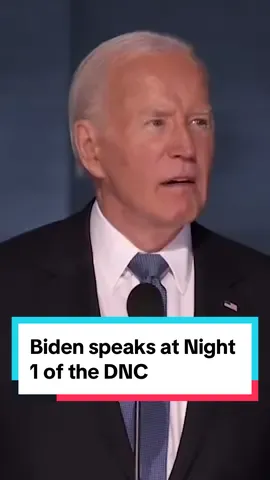 President Biden officially passed the torch to Vice President Kamala Harris during last night's DNC kick-off. What were the highlights of Night 1 for you? What are you looking forward to seeing during Night 2?  📹: Democratic National Convention via Storyful #dnc #biden #chicago #politics #news 