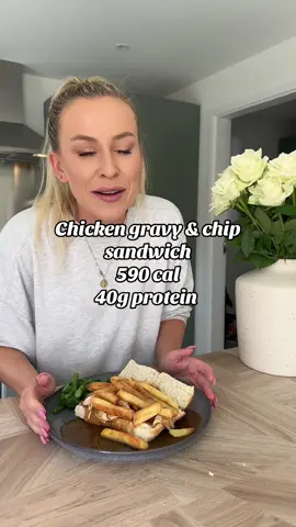 Tonights dinner for fat loss 😍  2 bread buns  130g chicken breast 100ml gravy  100g chips  Broccoli  #mealsforweightloss #easydinner  