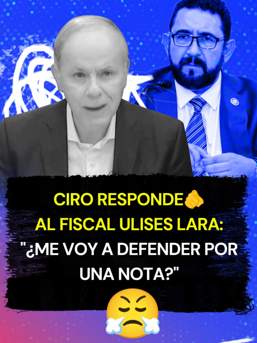 #Periodista #CiroGomezLeyva responde🫵 al fiscal Ulises Lara: 