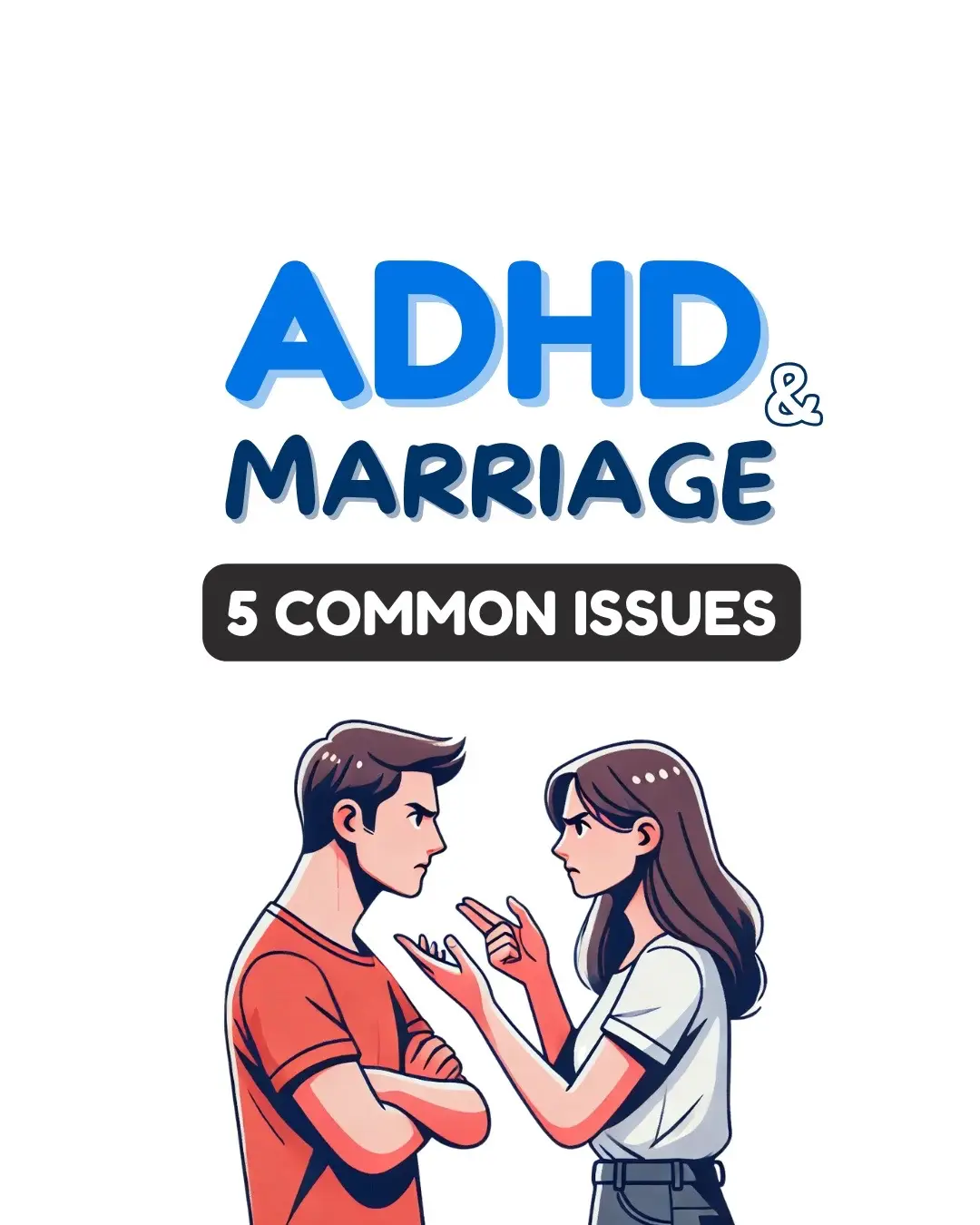 Navigating marriage with ADHD can feel like a rollercoaster. 🎢 From chore wars to misunderstood intentions, these challenges can test any relationship 💔 #adhd #adhdtiktok #neurodivergent #adhdawareness #adhdprobs #adhdlife #Relationship 