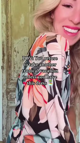 Traveling somewhere warm? You need this dress 🏝️☀️😍   #tropical #tropicalvacation #islandlife #islandvacation #traveltiktok #vacationoutfits #vacationmode #vacationvibes #vacationtime 