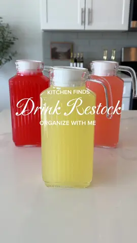 Drink container restock ❤️🍋‍🟩 #drinkrestock #drinkrestocking #restockasmr #restockingvideo #restockwithme #restockingasmr #fridgeorganization #fridgerestockasmr #kitchenorganization #amazonkitchenfinds #organizingasmr #asmrorganizing 