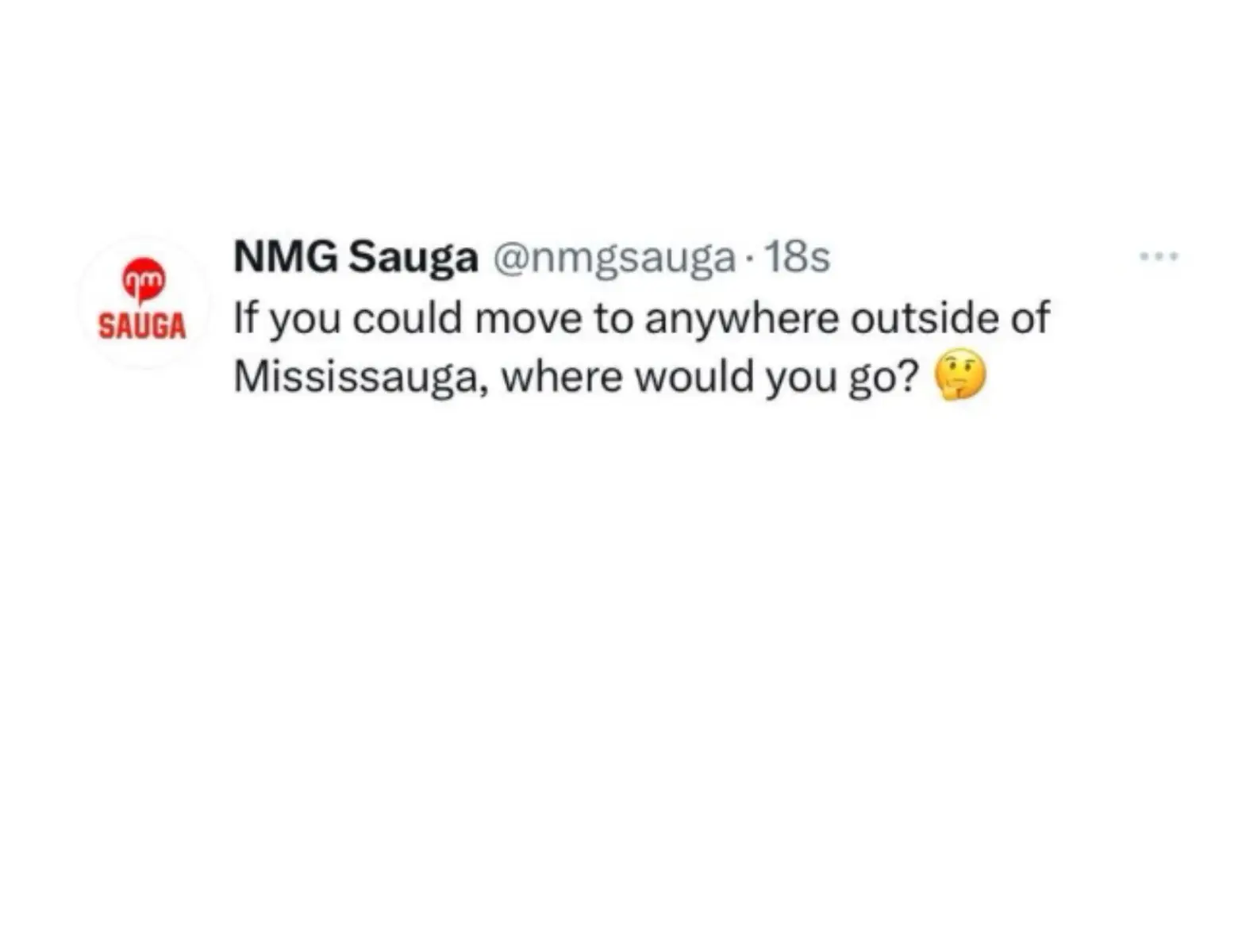 Can't lie we got a lot of great places when it comes to moving out of Mississauga 😭 Where would you move to? 🤔 ⤵️ 💭  Follow @nmgsauga for more Mississauga content! 🇨🇦 #mississauga #canada #erinmills #meadowvale #streetsville #portcredit #ridgewayplaza