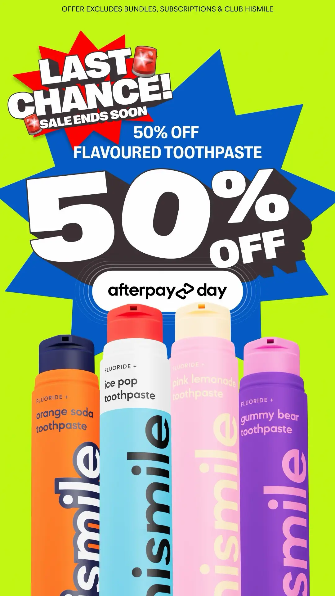 Half price won’t last much longer! #fast #flavoured #toothpaste #sale #ad 