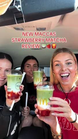 A must try 🍓🍵 #maccasmatcha #strawberrymatcha #maccas #drinkreview #matcha @Lisa 