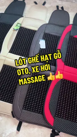 Lót ghế hạt gỗ Massage OTo, Xe Hơi #lotgheoto #lotghehatgo #lotghehatgocaocap #lotghehatgocaocap #phukienoto #phutungoto 