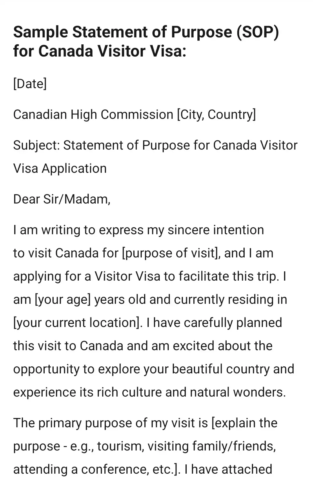 canada visit visa statement  of purpose sop #viralvideo #ghanatiktok🇬🇭 #canadavisa 