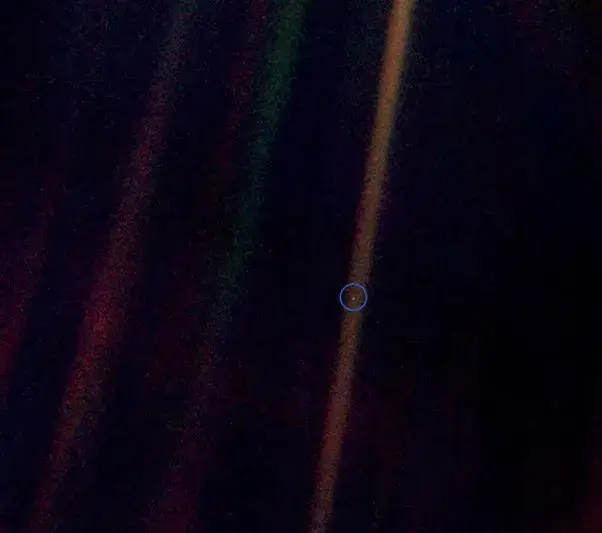 Pale Blue Dot...... #earth #space #fyp #추천 