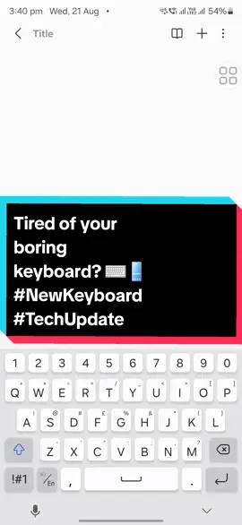 Good lock Application allows you to customize your Samsung Keyboard, from boring to an awesome keyboard. 🥰 Watch this video until the end to know how. 🥰 #SamsungPH #GoodLockApp #GalaxyDevices #CustomizableKeyboard