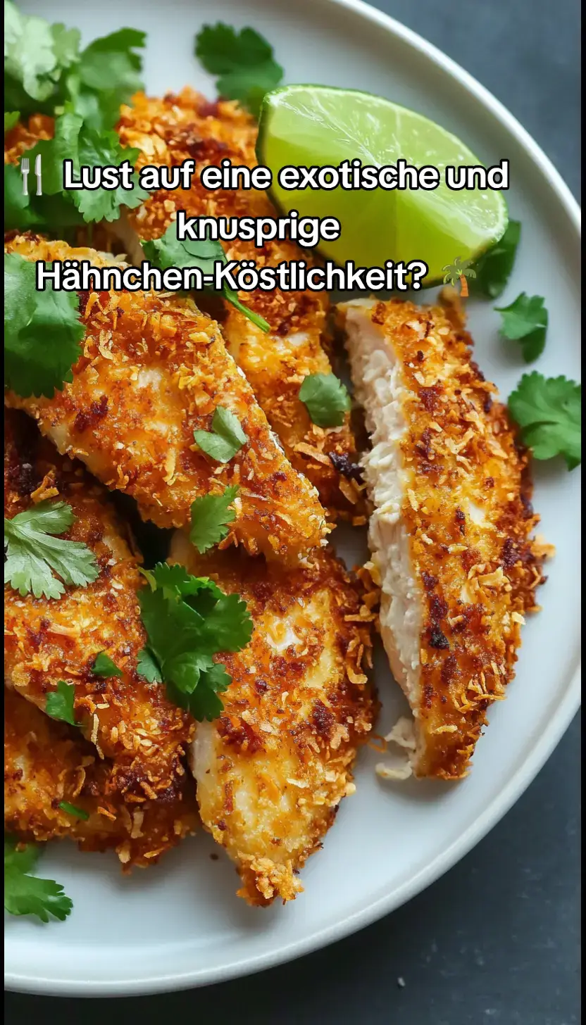 🍴 Lust auf eine exotische und knusprige Hähnchen-Köstlichkeit? 🌴  Unsere Hähnchenfilets im Kokosmantel sind nicht nur ein Augenschmaus, sondern schmecken auch fantastisch! Knusprig außen und zart innen – ein echter Genuss! 😋 Perfekt für den Sommer und ganz einfach in der Heißluftfritteuse zubereitet. 🌞 👉 Das vollständige Rezept findest du in unserer Bio.  #Hähnchen #Kokos #Heißluftfritteuse #LowCarb #Knusprig #SommerRezept #LeckerEssen #Foodie