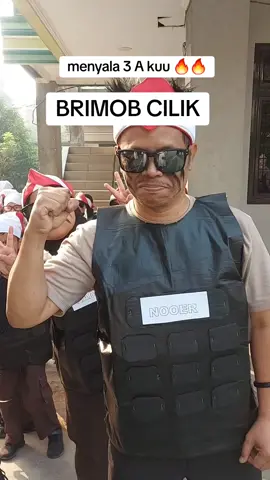 keren sekali kalian 🔥🔥🥰🥰  #lomba17an #brimob #cosplaybrimob #17agustus @boy_athar 