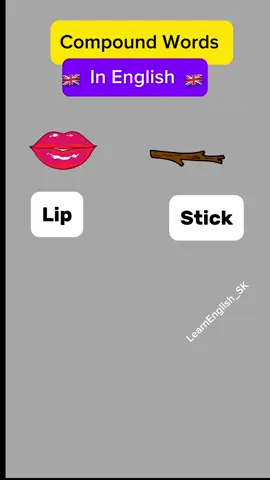 Compound Words In English 🇬🇧 Let’s combine two daily English words and make a new word. #learnenglish #english #englishtips #englishvocabulary #englishlesson #تعلم_انجلیزي #ingles #تعلم_اللغة_الإنجليزية #anglaisfacile #अंग्रेजीसीखें #spokenenglish #pronounciation #englishclass #تعلم_الانکلیزیة #easyenglish #آموزش_زبان_انگلیسی #foryoupage #compoundwords #fyppppppppppppppppppppppp 