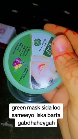 sida loo sameeyo green mask #onthisday #somaliatiktok #cosmtics #somalia yaan dadka ladhicin#somalia 