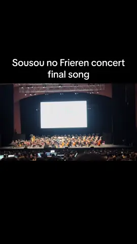 Such an amazing evening, I cried so much! This was the only one we were allowed to film #frieren #frierenanime #frierenbeyondjourneysend #葬送のフリーレン #フリーレン#evancall #fyp #anime #yokohama #japan #frierenconcert 
