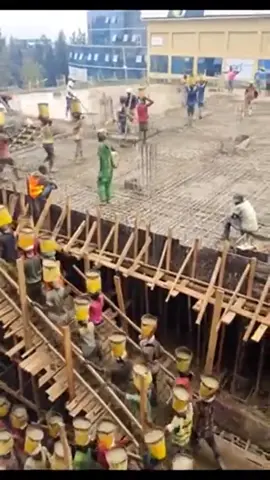 When labours are cheaper than a concrete truck. #concrete #construction #architecture #design #beton #engineering #concretedesign #civilengineering #civil #concreteconstruction #contractor #architect  #concretelife #cement #steel #engineer #constructionlife #civilengineer #concreto #engenhariacivil #engenharia #construccion #bridge #projeto