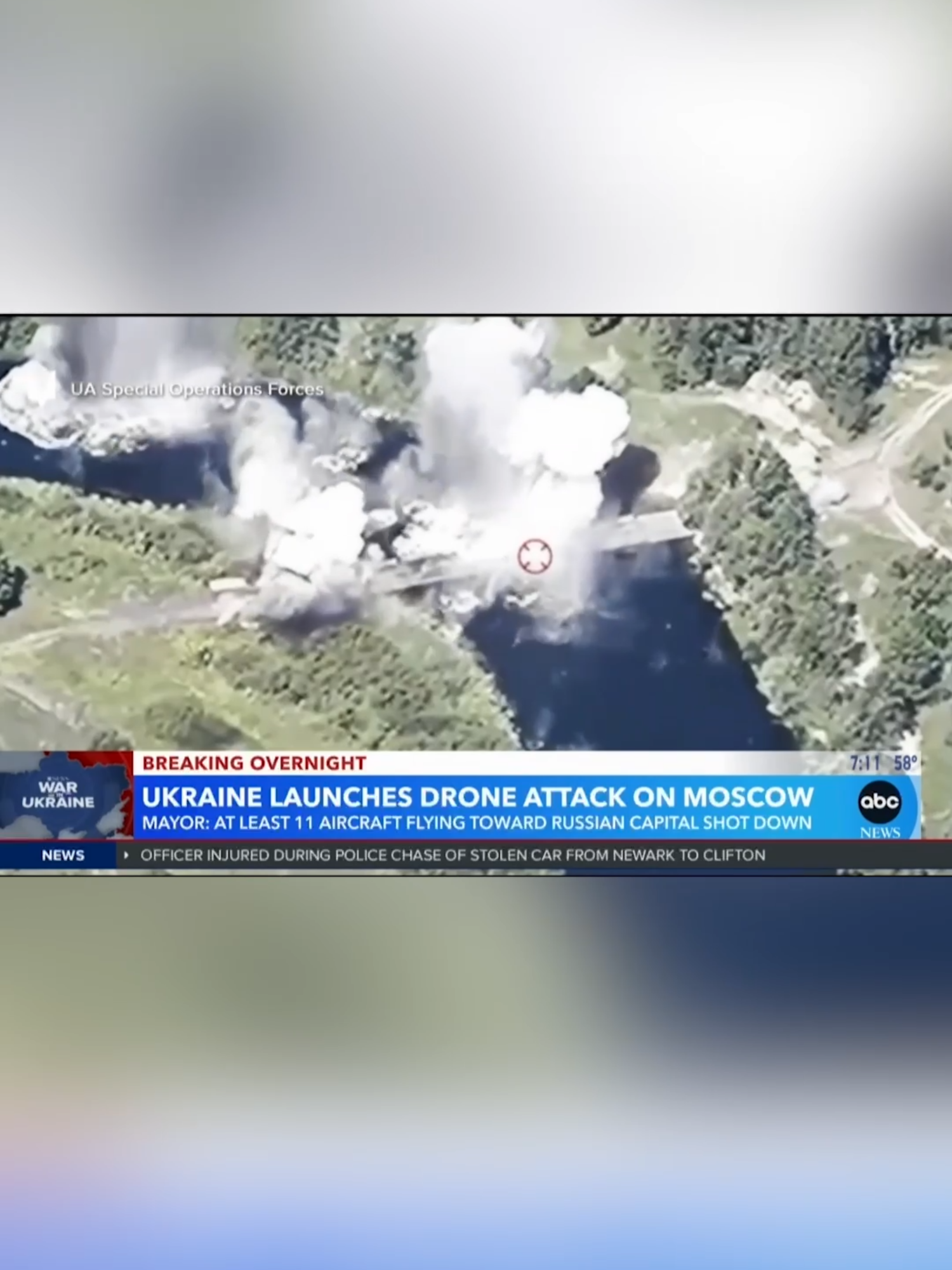 In what may be one of the largest drone attacks since the Russia-Ukraine war began, Russian officials said they shot down at least 12 drones on Wednesday. Videos published online showed explosions in the sky over Russia, with Russian officials saying that some of the drones were destroyed in the region surrounding Moscow. Ukraine has not confirmed that they launched the attack. #news #russia #ukraine