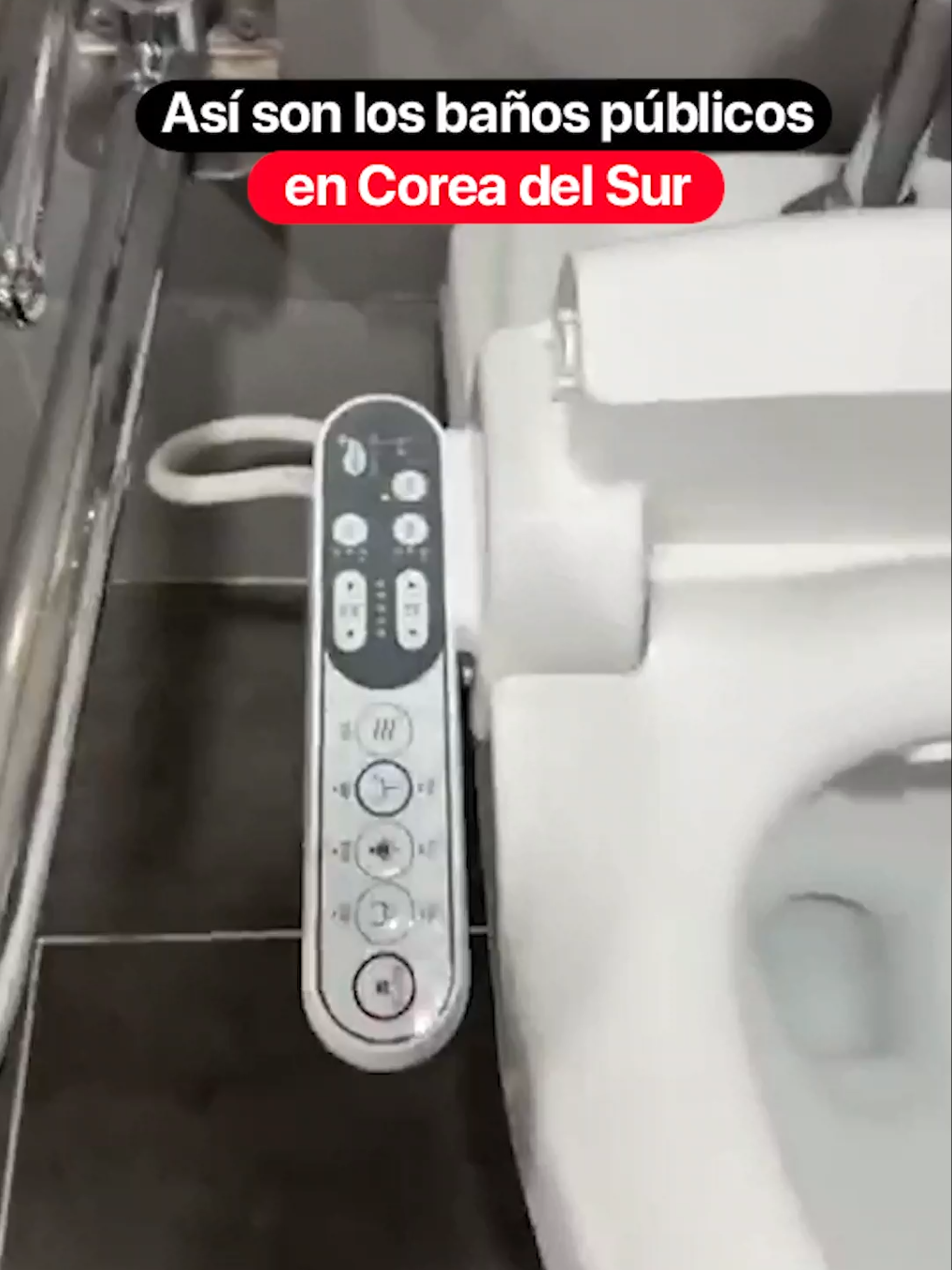 Así son los baños públicos en Corea del Sur 🇰🇷 😱 @andreamacuoficial