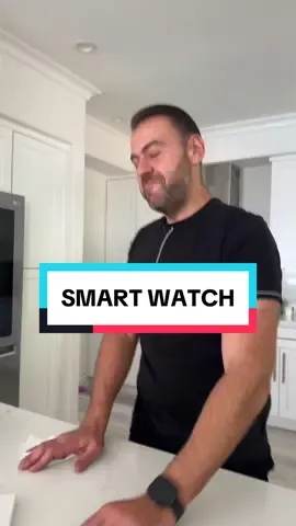 He is loving his smart watch. #dealhunters #watch #smartwatch 