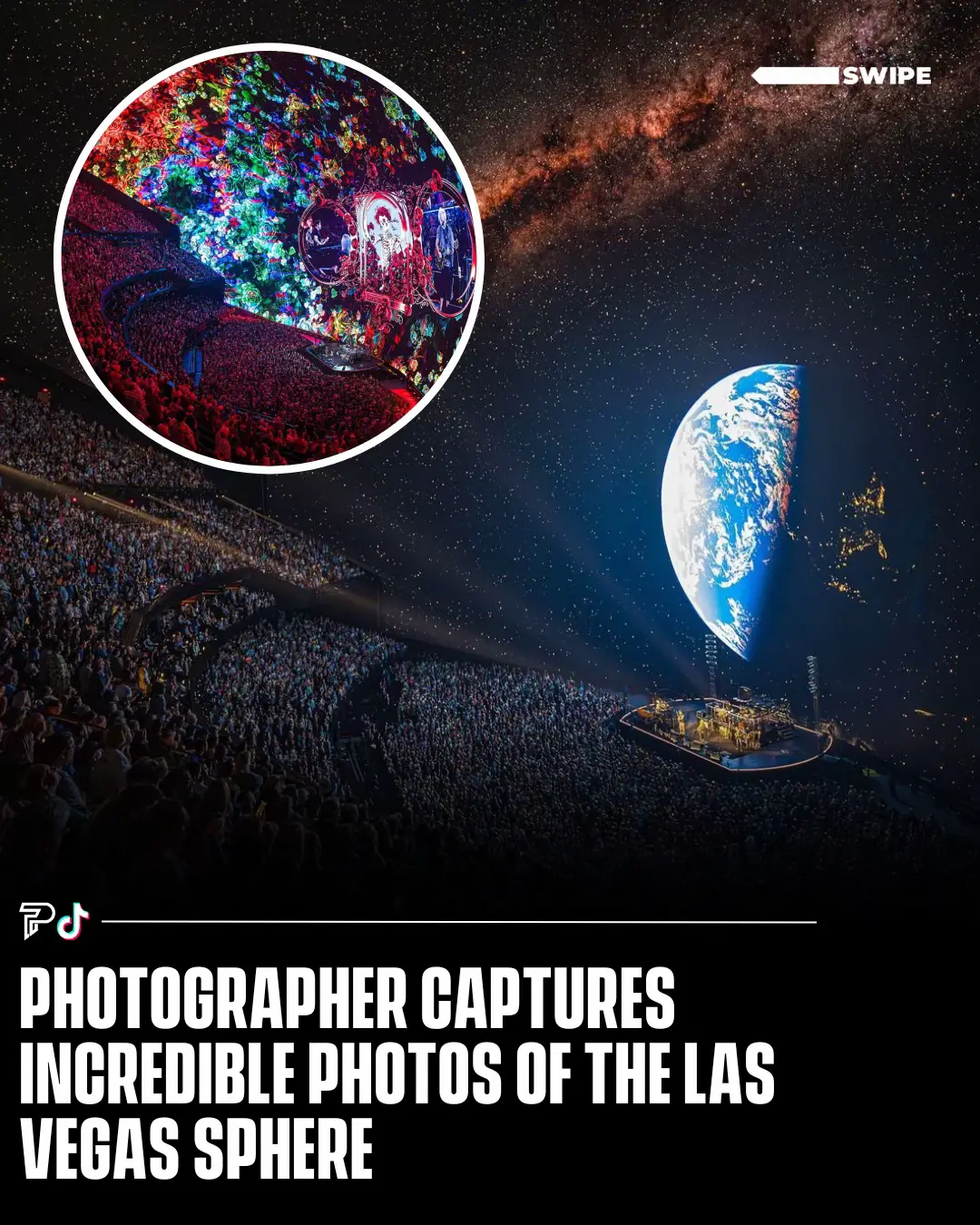 Swipe ⬅️ Check out magical shots of Dead & Company taking over the Las Vegas Sphere! 🎤🔥 The band’s performances here are transformed into an extraordinary, immersive experience, with vibrant displays that make the concert feel like a journey into another dimension. #RoadTo15Million #Pubity  (📸 by IG/@agpfoto)