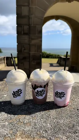Craving something sweet? Try our delicious milkshakes! Choose from Strawberry 🍓, Chocolate 🍫, or Banana 🍌, all made with creamy milk and ice cream 🍦 #milkshake #novacoffee #coffeetruck #scarboroughcoffee #Summer #colddrinks #shakes 