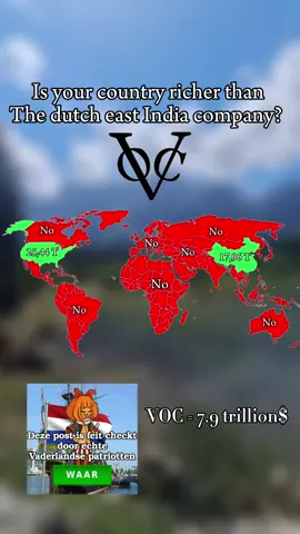 Is your country richer than the VOC? #voc #netherlands #mapping 