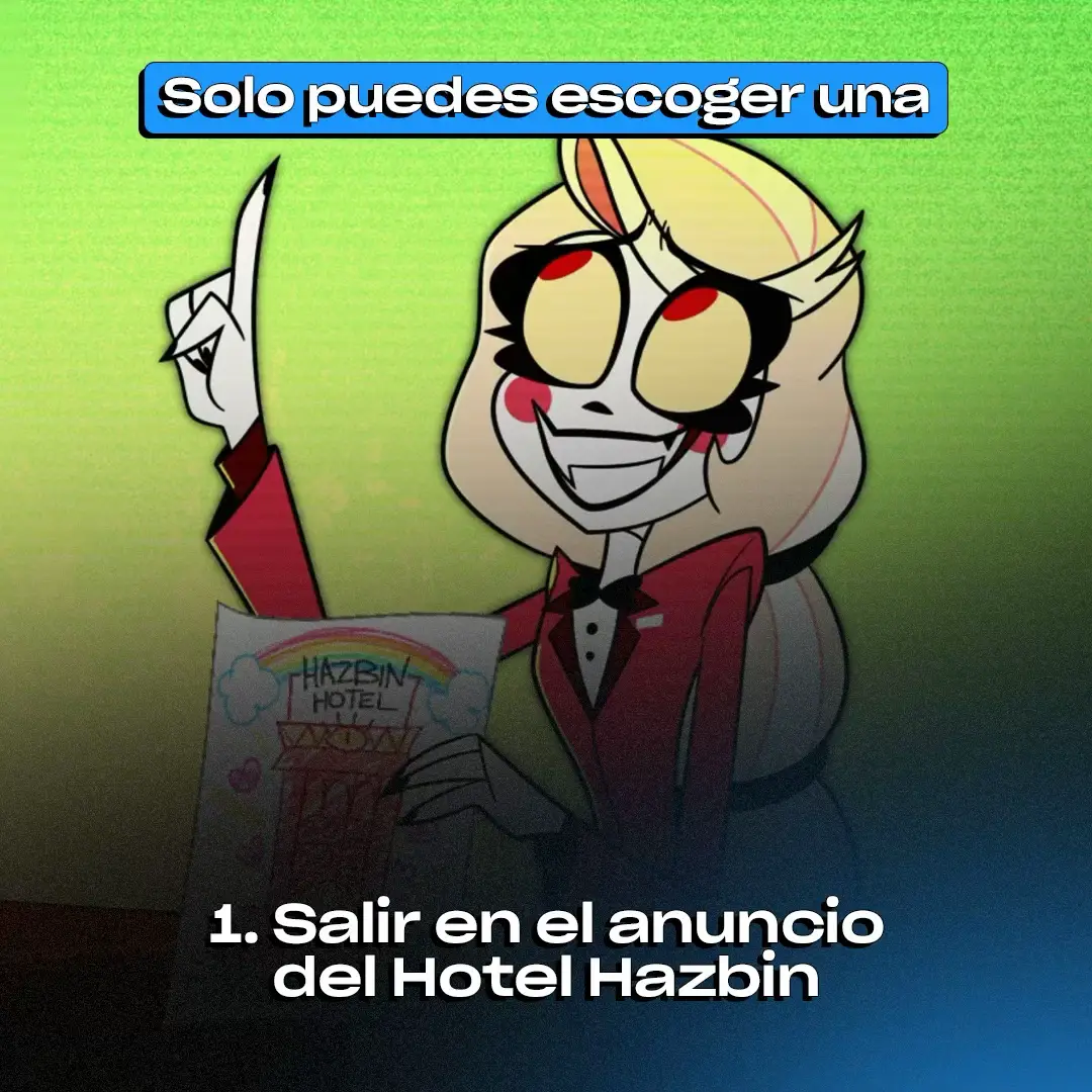 Escoge sabiamente o nunca será canon #Radioapple... #HotelHazbin #AmazonPrimeMX 