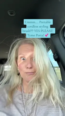 Just styled my hair in the car with the Tymo Porta brush! 🚗✨ This portable straightener is a game changer for busy days. No cords, no hassle—just smooth, sleek hair on the go. Perfect for those touch-ups between errands. If you’re always on the move like me, you need this Tymo Porta brush in your life! 🙌 #tymoporta #tymobeauty #tymo #tiktokshop #tiktokhair #ttsacl @TYMO BEAUTY US  Tymo straightener brush Tymo portable straightener Tymo porta brush Tymo porta Tymo porta honest review Tymo porta cordless