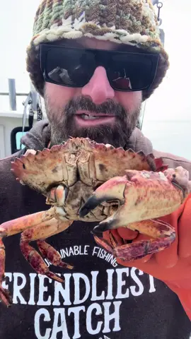 California Northern Red Rock Crab, Commercial Crabbing on the Friendliest Catch Boat. #crab #barnaclechronicles #asmr #bigfish #rockhold #seafood #deepseafishing #saltwaterfishing #barnacle #friendliestcatch 