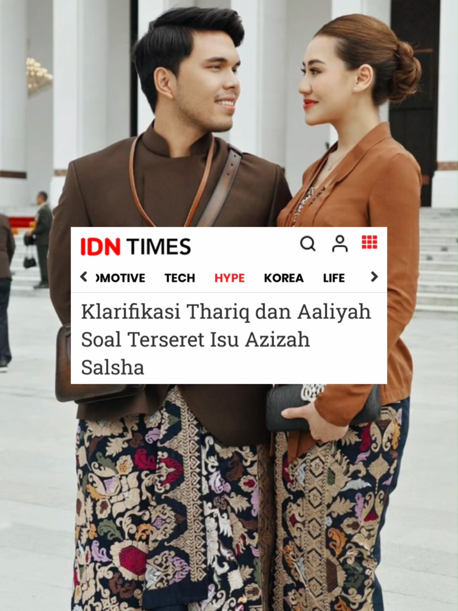 Isu perselingkuhan yang ditudingkan kepada Azizah Salsha baru-baru ini, turut menyeret sejumlah nama artis dan selebgram. Thariq Halilintar jadi salah satu yang ikut terseret namanya. Setelah sempat trending di X, Thariq Halilintar pun menuliskan postingan klarifikasi lewat akun Instagram-nya. Aaliyah Massaid juga bahkan buka suara terkait ramai isu ini yang hingga melibatkan nama suaminya. #idntimes #idntimeshype #tiktoktainment #aaliyah #thariqhalilintar #idntaiment