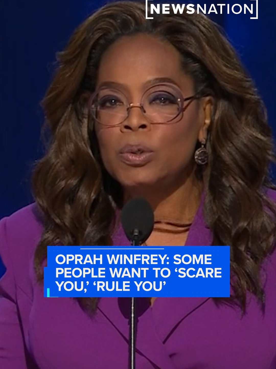 #Oprah Winfrey took the stage of the Democratic National Convention on Wednesday, referencing freedom and breaking barriers as she encouraged independents to vote for #KamalaHarris